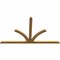 Ekena Millwork Richland Rough Sawn Timber Gable Bracket, Western Red Cedar, 96"W x 56"H x 2"D x 4"F, 14/12 Pitch GBW096X56X0204RIC00RWR - alternate 2
